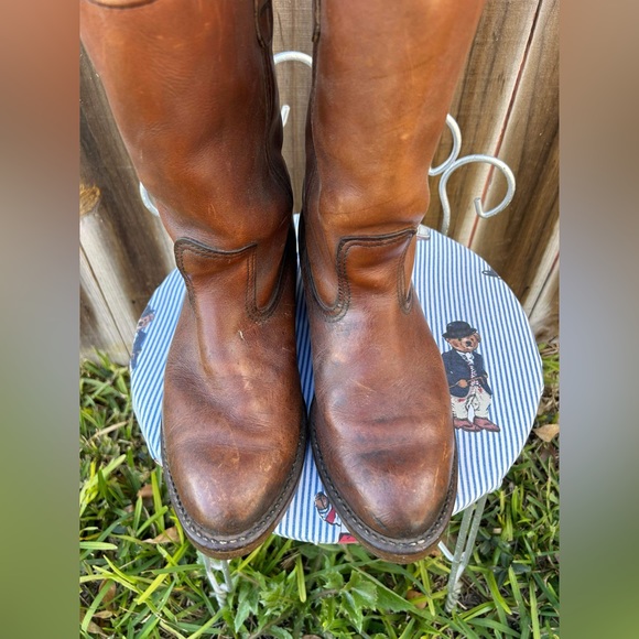 RED WING Shoes - PECos Made In USA Leather - Boots Mens Size 7.5 E - Picture 8 of 11